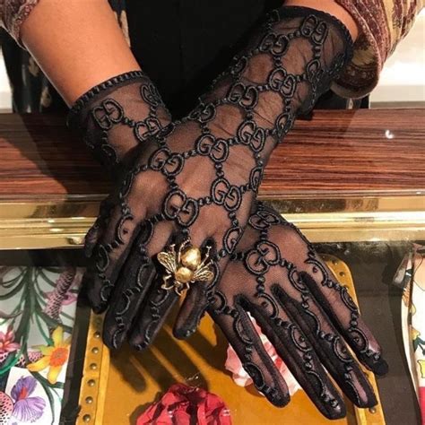 gucci sheer gloves